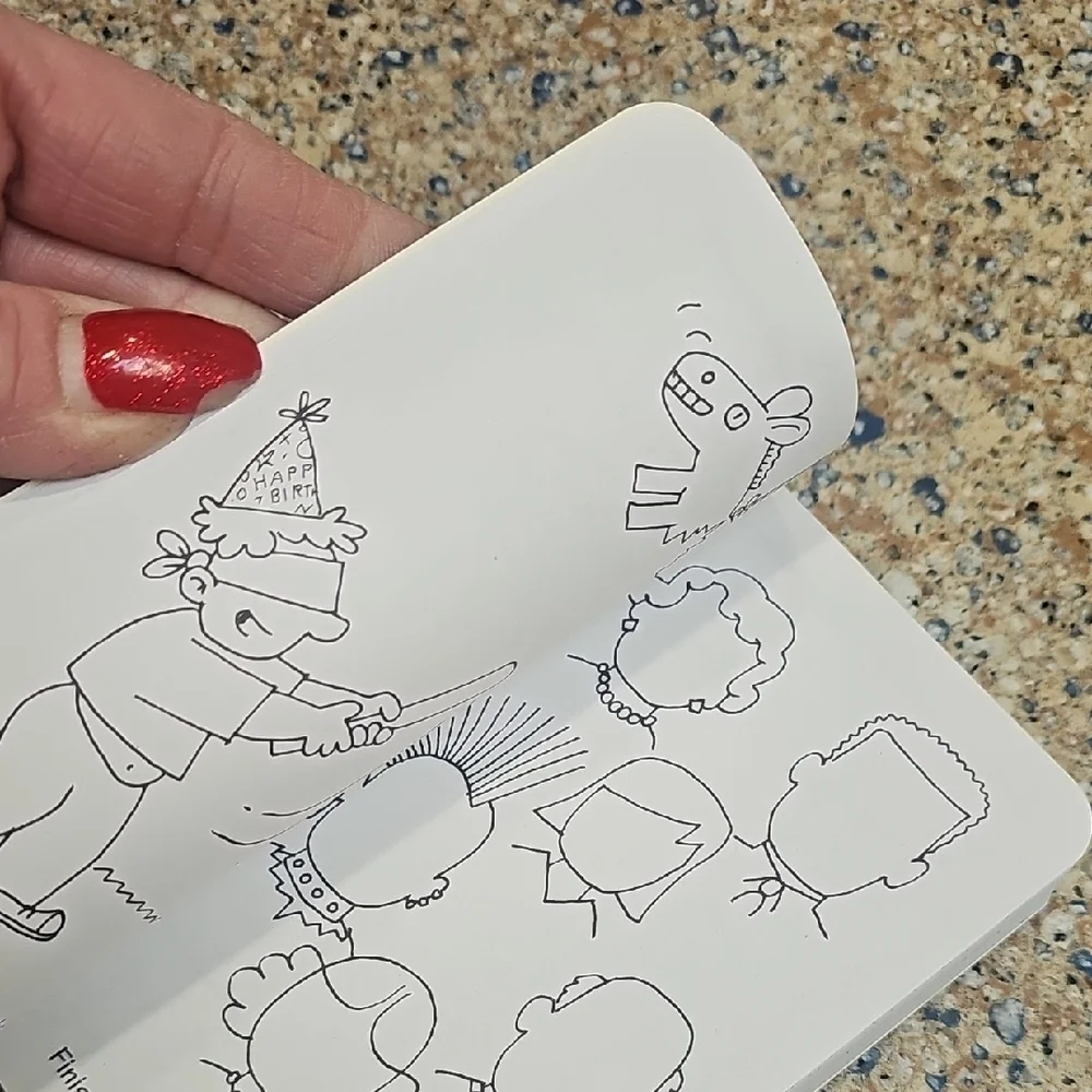 Pocket Doodles Book NWOT for Young Artists - Orange